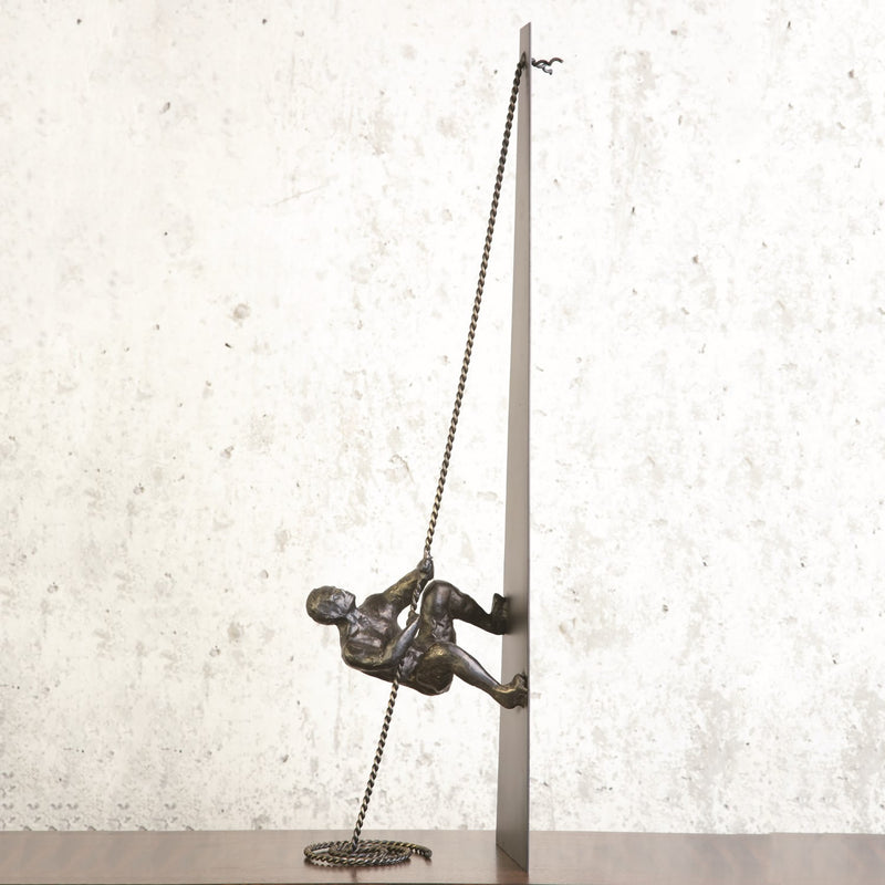 Climbing Man Art Sculpture 2