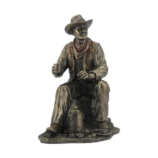 Coffee Break-Cowboy Statue
