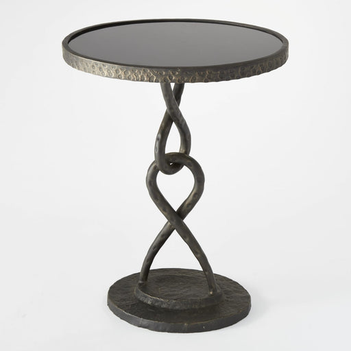 Concentric Link End Table Iron