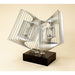 Contempo Modern Metal Sculpture by Artmax - Angle View
