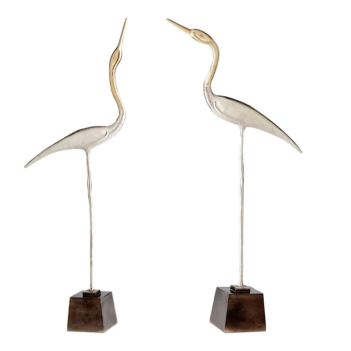 Modern Crane Sculpture Set