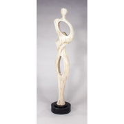 Contour- Abstract - Modern Figure Floor Sculpture by Artmax- Back View