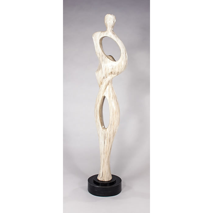 Contour- Abstract - Modern Figure Floor Sculpture by Artmax- Back View