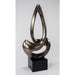 Cool Flame Modern Sculpture by Artmax - Front View