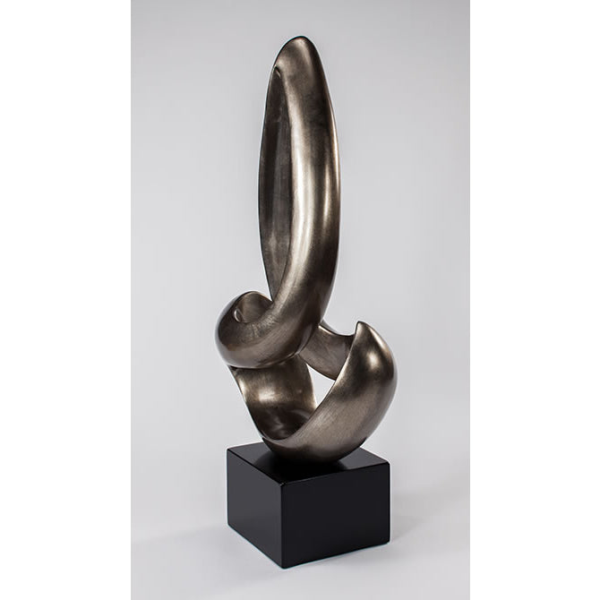 Cool Flame Modern Sculpture by Artmax - Side View