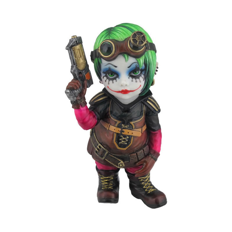 Cosplay Kids Figurine- Steampunk Kid With A Revolver