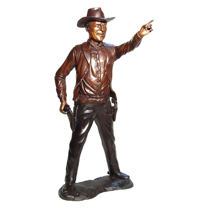 Cowboy Bronze Sculptures For Sale