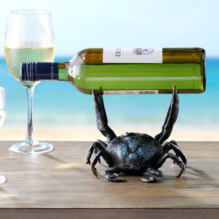 Crab Wine Bottle Holder by San Pacific International/SPI Home