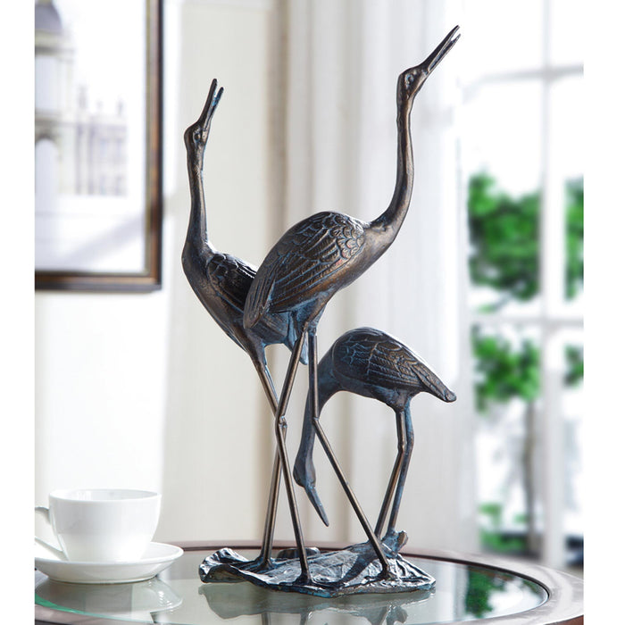 Crane Family Sculpture by San Pacific International/SPI Home