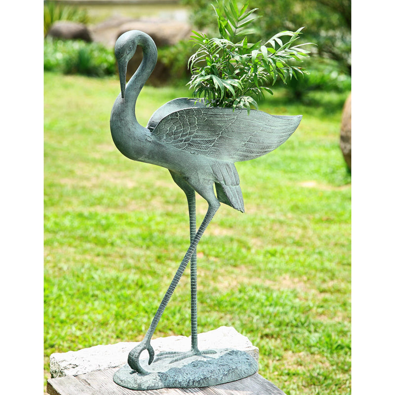 Crane Garden Planter Holder by San Pacific International/SPI Home
