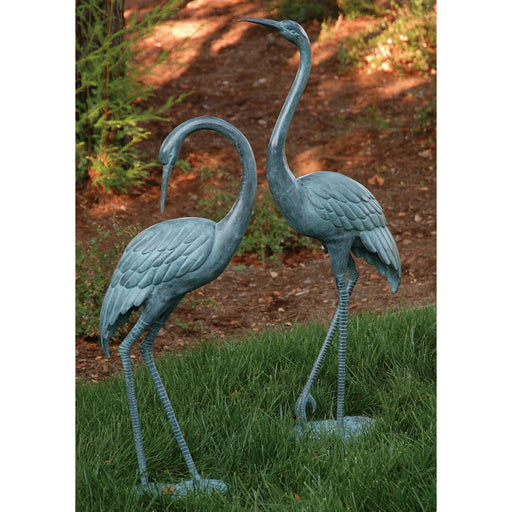 Crane Garden Sculptures- Medium-Set of 2 by San Pacific International/SPI Home