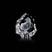 Crystal Bald Eagle Figurine by Mats Jonasson
