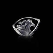 Crystal Horse Figurine by Mats Jonasson