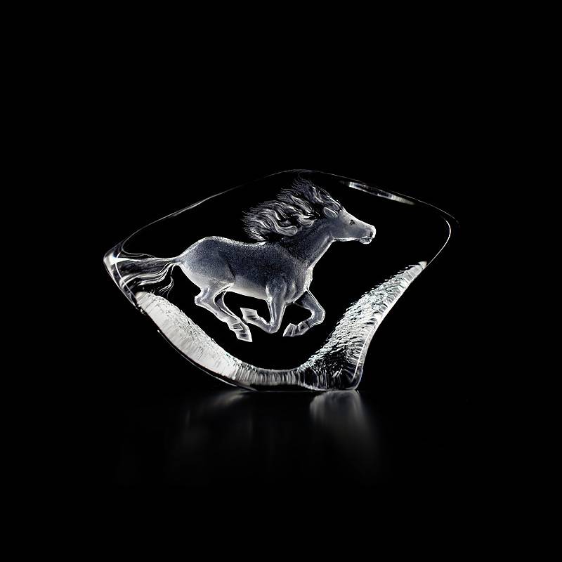 Crystal Horse Figurines