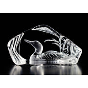 Crystal Loon Figurine by Mats Jonasson