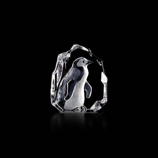 Crystal Penguin Figurine II by Mats Jonasson