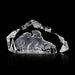 Crystal Polar Bear and Cubs Sculpture by Mats Jonasson