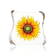 Crystal Sunflower Statue by Mats Jonasson