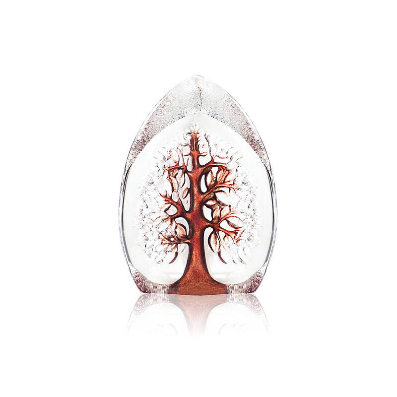 Crystal Tree Of Life Sculpture, Red by Mats Jonasson