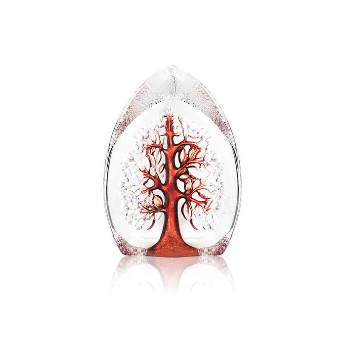 Crystal Tree Of Life Sculpture, Red by Mats Jonasson