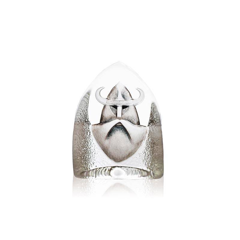 Crystal Viking Figurine by Mats Jonasson
