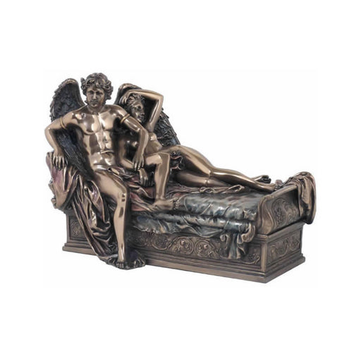 Cupid and Psyche Reclining Statue