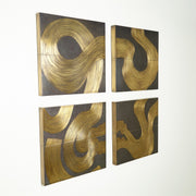 Currents Modern Metal Wall Art Panels 2