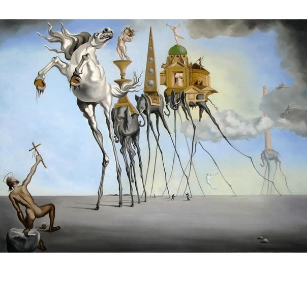 The Temptation of Saint Anthony Sculpture by Salvador Dali