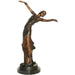 Deco Dancer 22 Inch Bronze Statue
