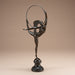 Bronze Art Deco Ring Dancer Sculpture- Side View