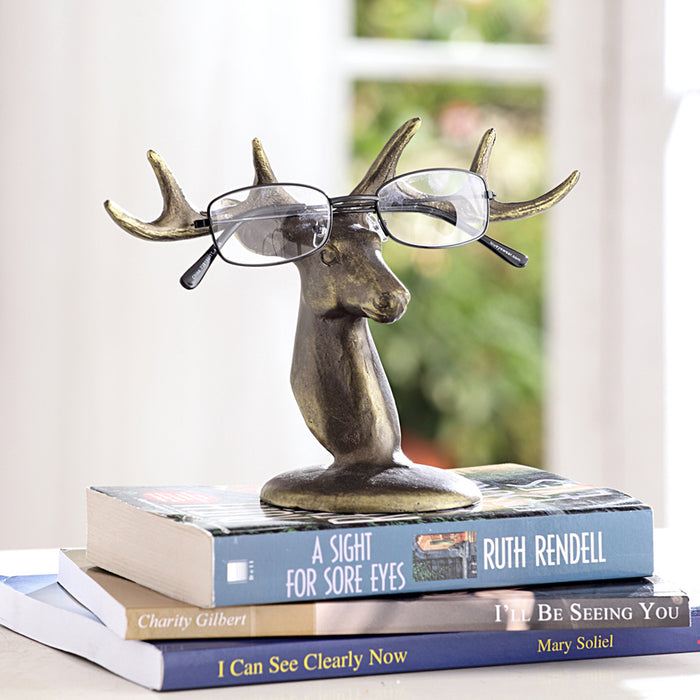 Deer Bust Eyeglass Stand-Holder by San Pacific International/SPI Home