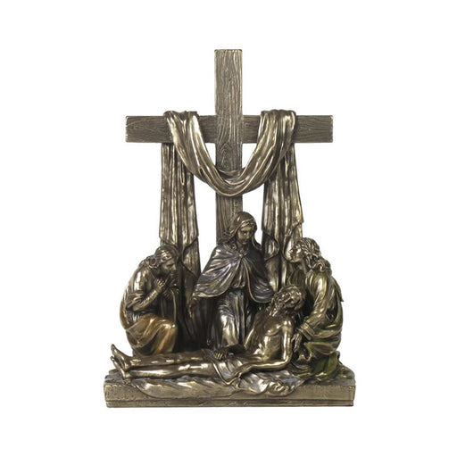 Descent From The Cross In Calvary Sculpture