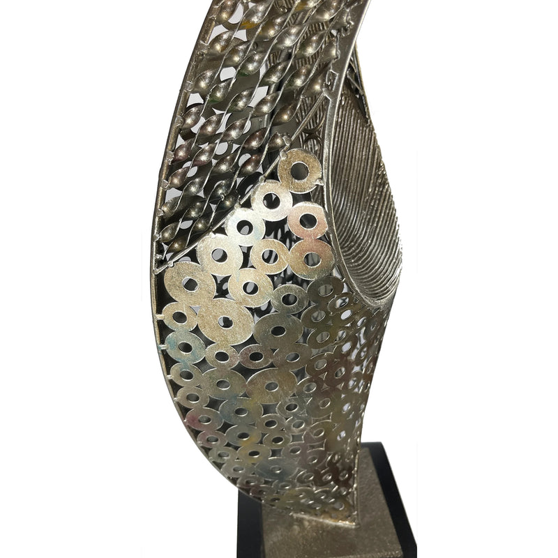 Modern Flame Floor Sculpture by Artmax