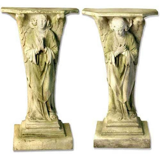 Devotion Angel Pedestals Set of 2
