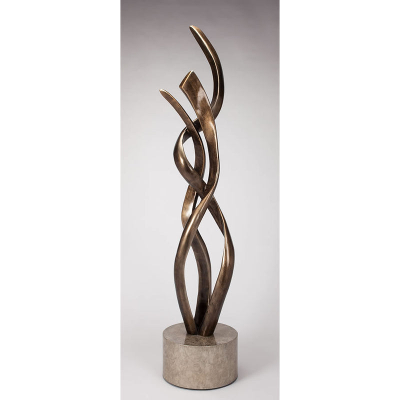 Dimension Modern Floor Sculpture - Front View