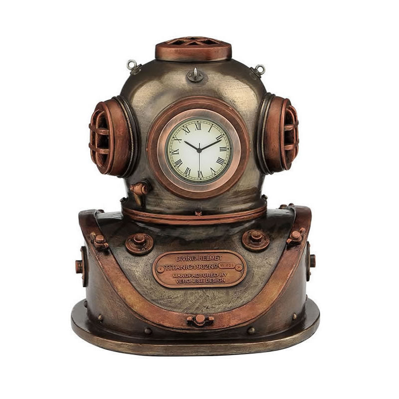 Diving Helmet Clock