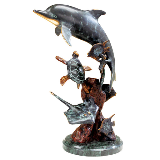 Dolphin and Friends Sculpture by San Pacific International/SPI Home