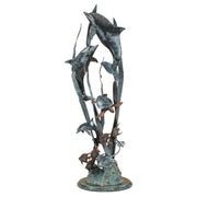 Dolphin Seaworld Seascape Sculpture by San Pacific International/SPI Home