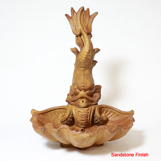 Dolphin Spitting and Shell Fountain