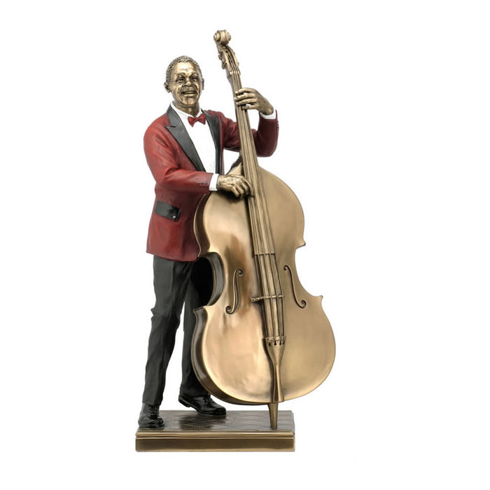 Double Bass Player Statue