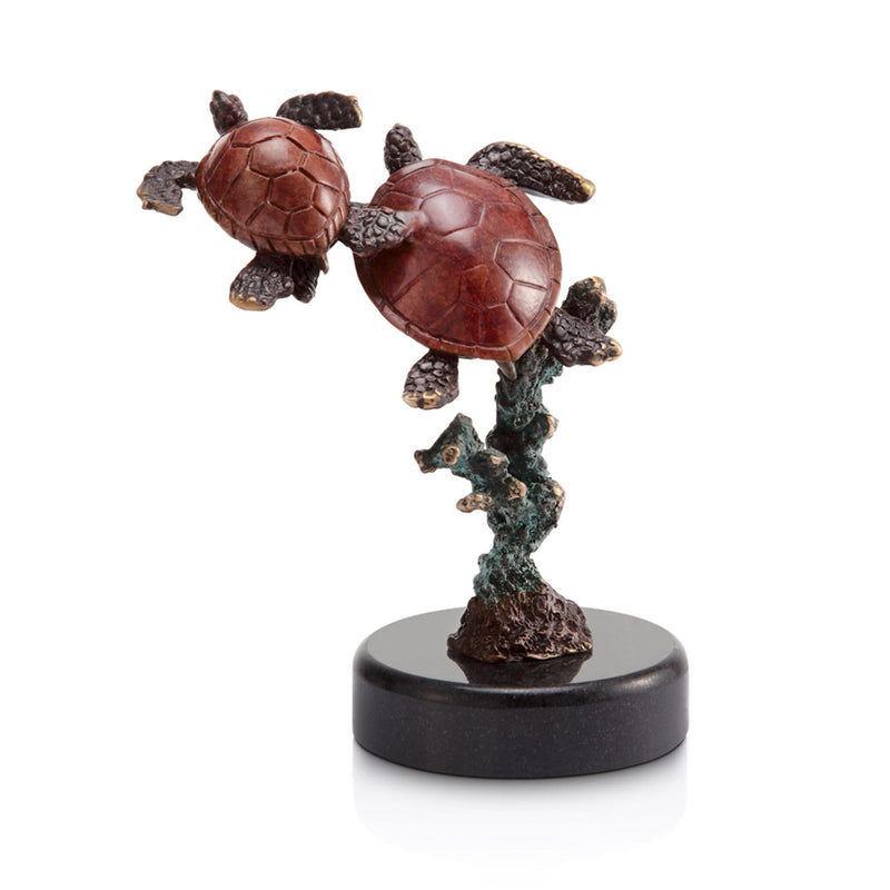 Double Sea Turtles Statue by San Pacific International/SPI Home