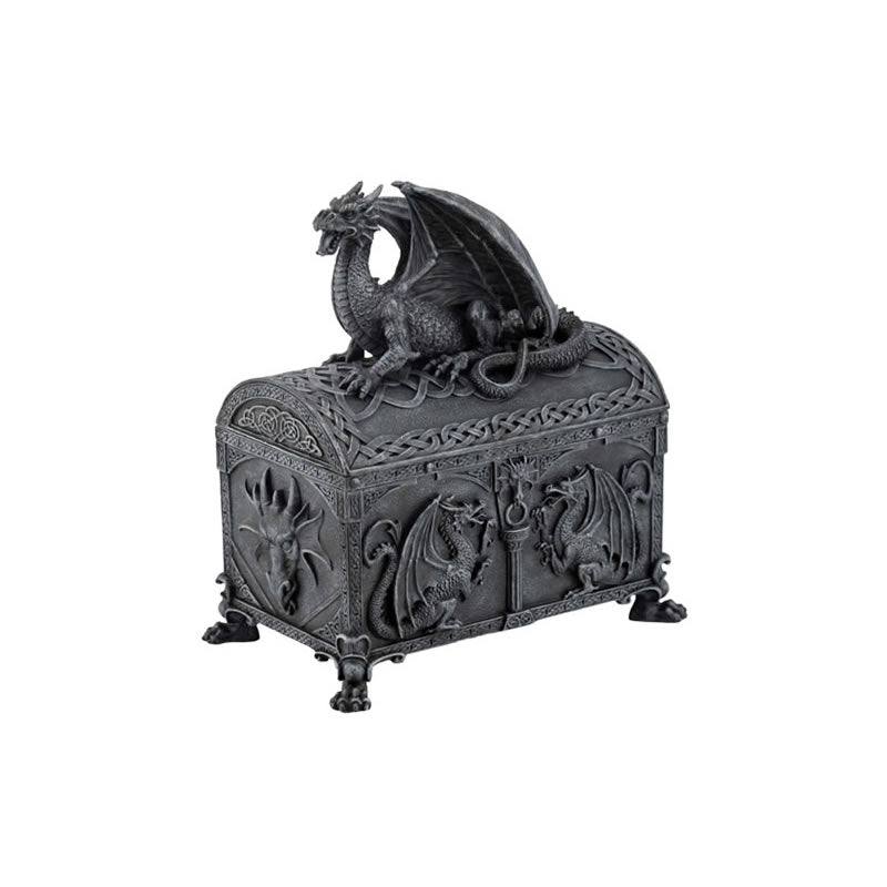 Dragon Chest Shaped Trinket Box