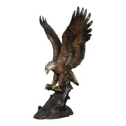 Eagle Catching Fish Bronze Sculpture