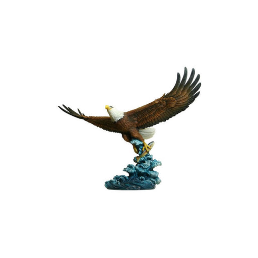 Eagle Catching Fish Statue