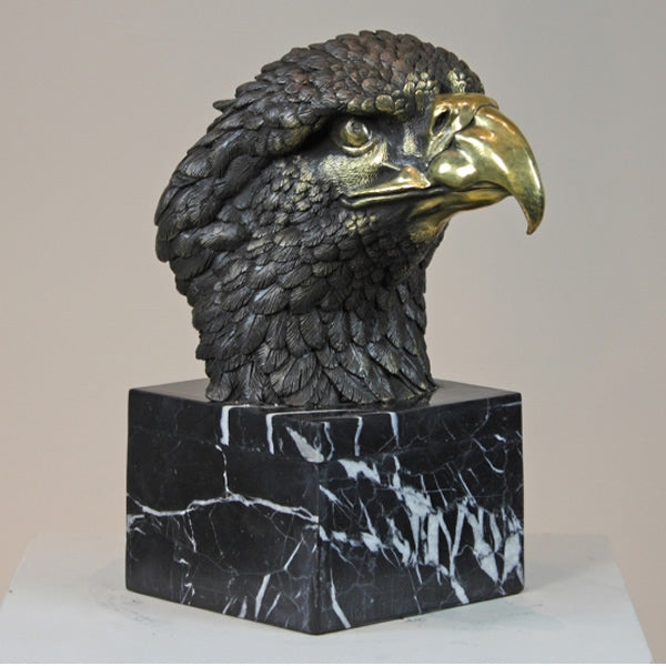 Eagle Head Award Bust-Bronze & Marble