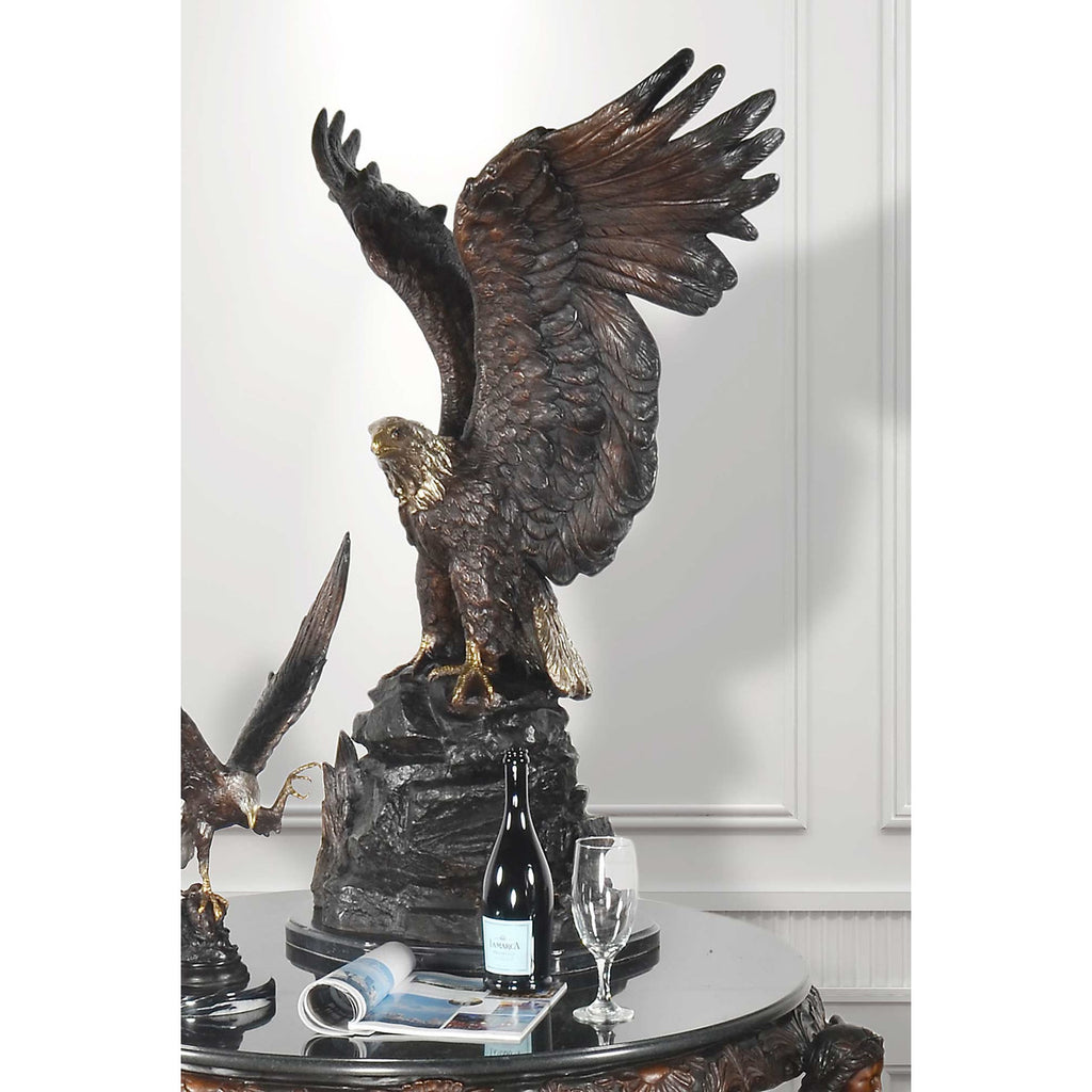 Large Eagle Statues | 36"+ Eagle Statues for Sale — AllSculptures