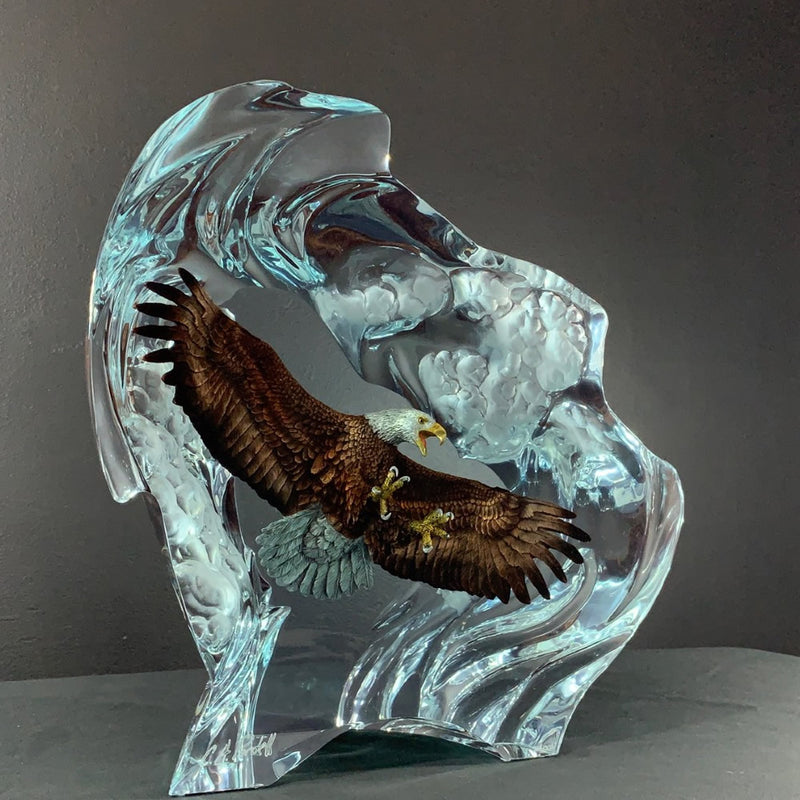 Strength and Honor Eagle Sculpture