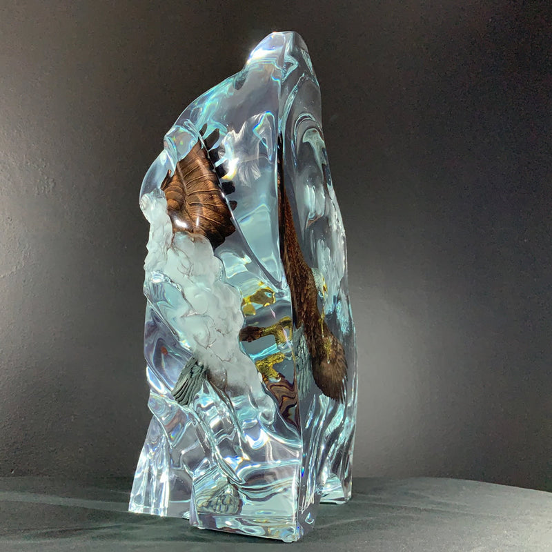 Strength and Honor Eagle Sculpture
