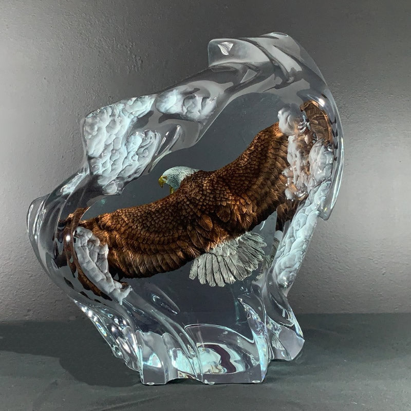 Strength and Honor Eagle Sculpture