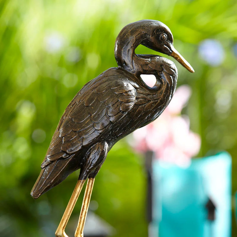 Solitude Egret Tabletop Sculpture